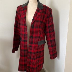 ❗️LAST CHANCE❗️Red plaid blazer